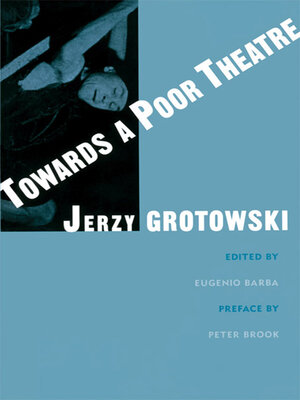 cover image of Towards a Poor Theatre
